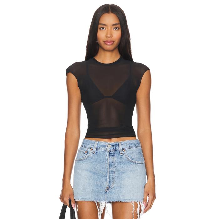 Afrm 【 Nina Top Women Noir 】 レディース
