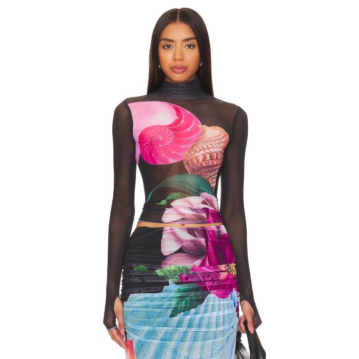 Afrm 【 Zadie Top Women Surreal Shells 】 レディースファッション トップス その他 レディース