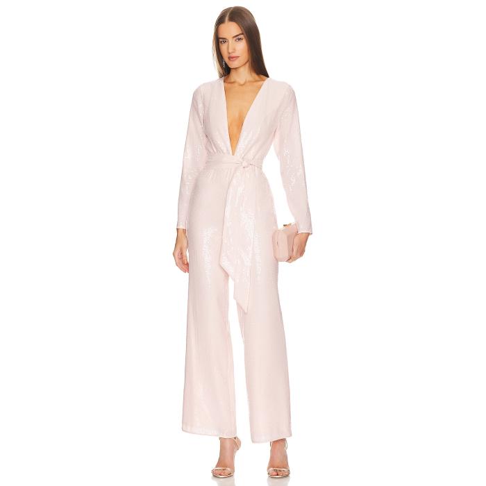 Lovers And Friends 【 Leighton Jumpsuit Women Champagne Pink 】 飛び降りる背広 レディース pink サクラ色