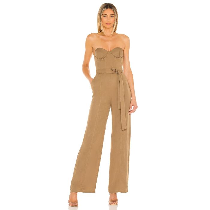 Lovers And Friends 【 Steph Jumpsuit Women Tan 】 ジャンプスーツ レディースファッション その他 レディース