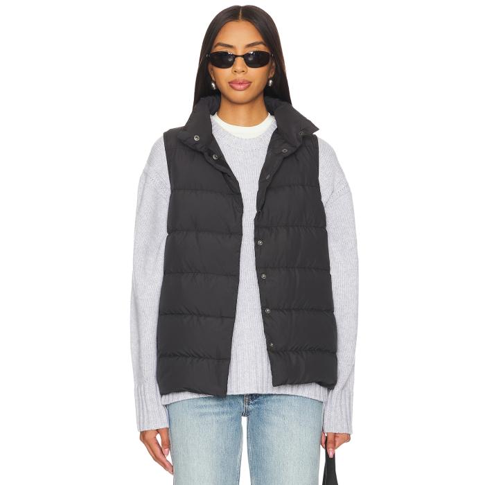 Brochu Walker 【 Anders Vest Women Washed Black 】 ベスト レディースファッション コート ジャケット レディース 黒色 ブラック