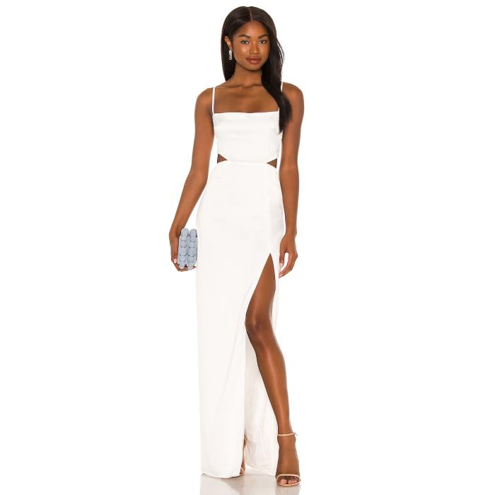 Nookie 【 Stella Cut Out Gown Women Ivory 】 レディースファッション ドレス レディース アイボリー