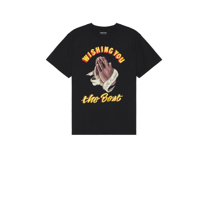 The Hundreds 【 Best Wishes T-Shirt Men Black 】 Tシャツ メンズファッション トップス Tシャツ カットソー メンズ 黒色 ブラック