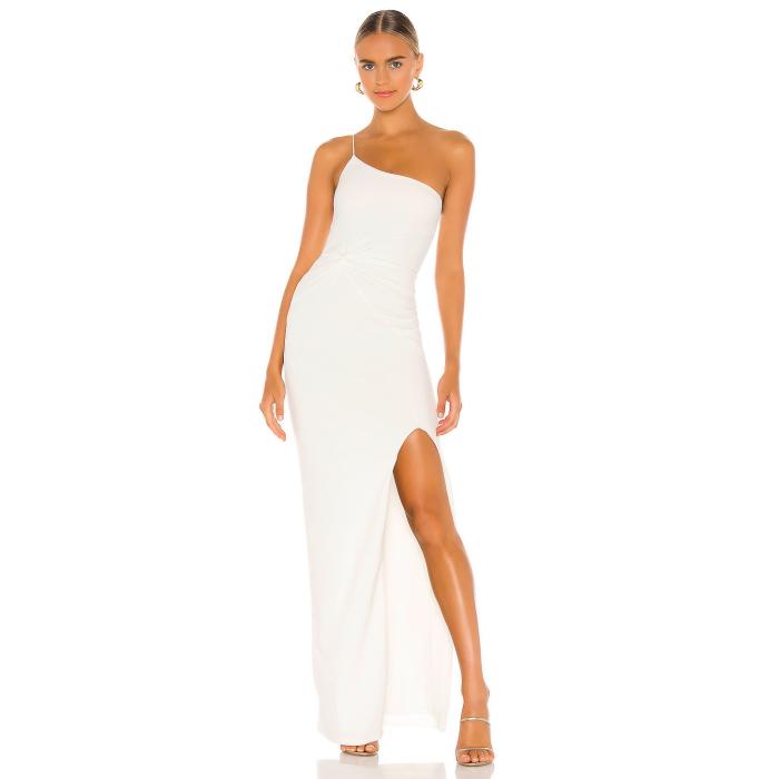 Nookie 【 Lust One Shoulder Gown Women Ivory 】 レディースファッション ドレス レディース アイボリー