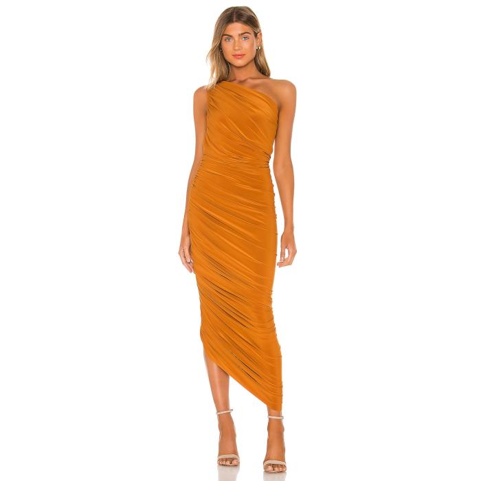 Norma Kamali 【 Diana Gown Women Bronze 】 レディース 銅・ブロンズ レディースファッション-ドレス
