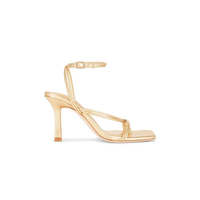 House Of Harlow 1960 【 X Revolve Sol Ankle Strap Women Gold 】 ストラップ レディース ゴールド｜スニケス
