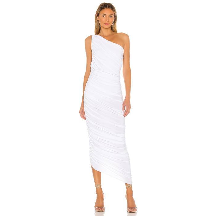 Norma Kamali 【 X Revolve Diana Gown Women Snow White 】 レディースファッション ドレス レディース 白色 ホワイト