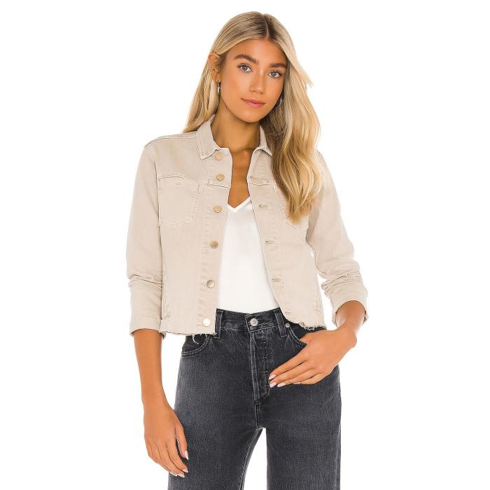 L\u0027agence 【 Janelle Slim Jacket Women Biscuit 】 slim か細い Jacket 上衣 レディース レディースファッション-コート・ジャケット
