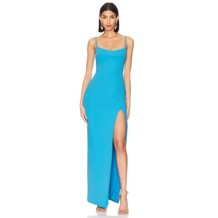 Nookie 【 Maia Maxi Dress Women Blue 】 お召しもの レディース 青味 青色 ドレス-レディースファッション
