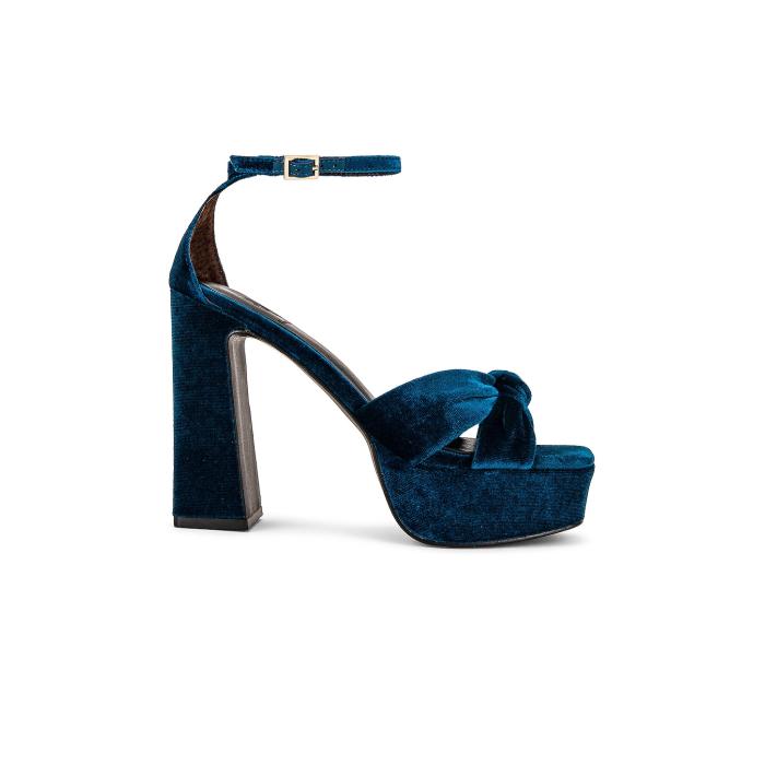 House Of Harlow 1960 【 X Revolve Jin Platform Women Teal 】 レディース