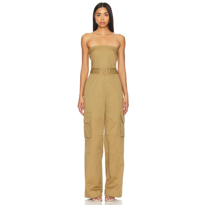 Lovers And Friends 【 Sydney Jumpsuit Women Khaki 】 飛び降りる背広 レディース カーキ