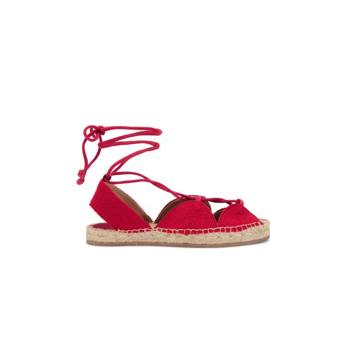 ジェフリーキャンベル Jeffrey Campbell 【 Sol Lo Espadrilles Women Red 】 靴 レディース靴 サンダル エスパドリーユ レディース Red 赤・レッド 31,460円