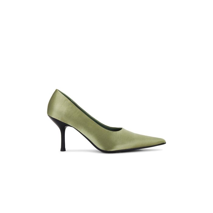 ジェフリーキャンベル Jeffrey Campbell 【 Chosen Pump Women Olive Silk 】 ポンプ 靴 レディース靴 パンプス レディース olive オリーブ