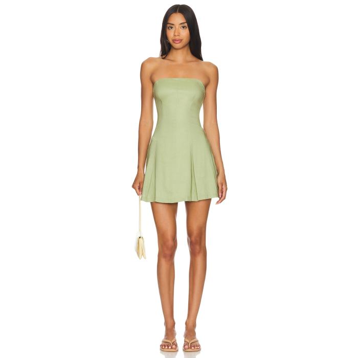 Sovere 【 Destiny Mini Dress Women Sage 】 お召しもの レディース