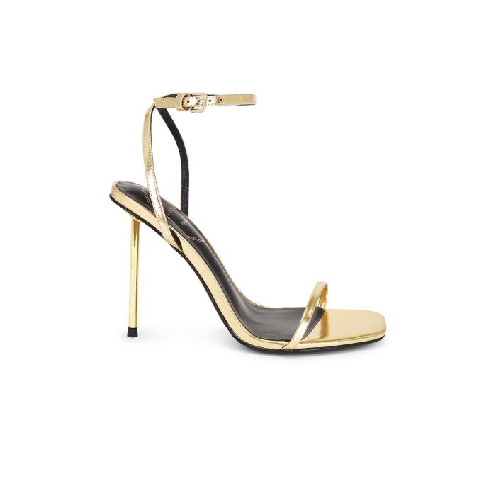 Michael Costello 【 X Revolve Esther Heel Women Gold 】 踵 レディース ゴールド