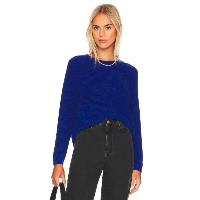 525 【 Emma Pullover Women Blue Jeans 】 レディースファッション トップス ニット セーター その他 レディース 青色 ブルー ジーンズ
