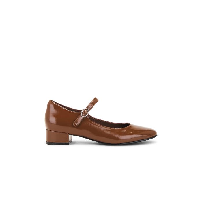 ジェフリーキャンベル Jeffrey Campbell 【 Top-Tier Pump Women Light Brown Crinkle Patent 】 ポンプ レディース 茶色 ブラウン パテント｜スニケス