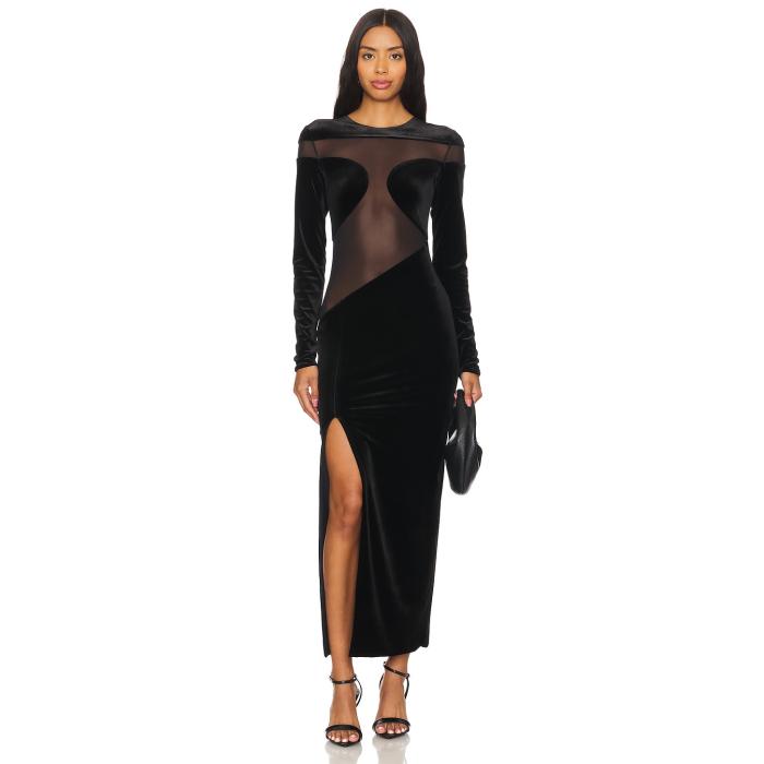 Undress Code 【 Velvet Sky Dress Women Black 】 スカイ ドレス レディースファッション ドレス レディース 黒色 ブラック