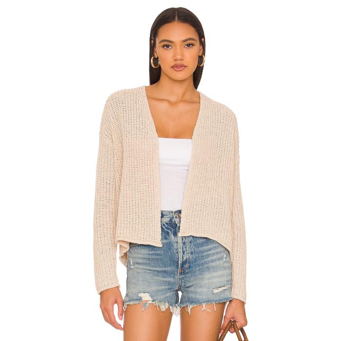 Velvet By Graham \u0026 Spencer 【 Terrah Cardigan Women Putty 】 ジレー レディース