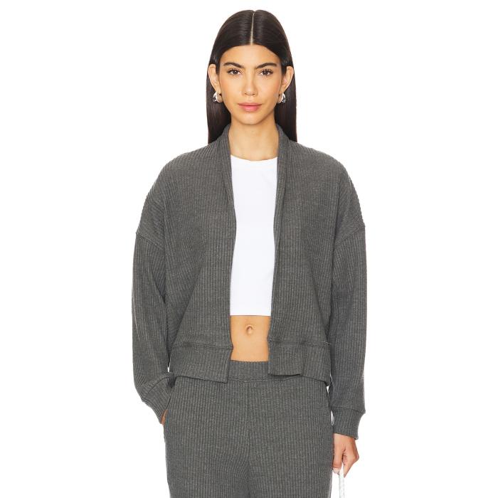 Velvet By Graham & Spencer 【 Lynnette Cardigan Women Charcoal 】 カーディガン レディースファッション トップス カーディガン ボレロ レディース チャコール