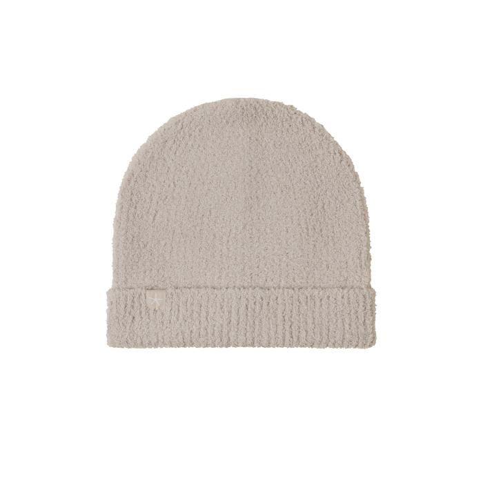 Barefoot Dreams 【 Cozychic Ribbed Beanie Women Stone 】 旗がしら 鳥打ち帽 レディース