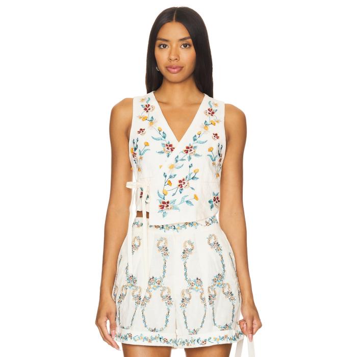 Agua By Agua Bendita 【 Bella Vest Women Florero 】 ベスト レディースファッション トップス タンクトップ レディース
