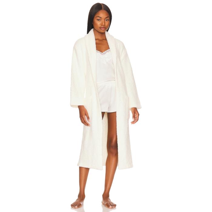 Barefoot Dreams 【 Cozychic Robe Women White 】 レディース 白いこと 白いこと