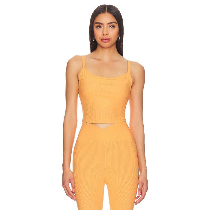 Year Of Ours 【 Ribbed Bralette Tank Women Apricot Crush 】 タンクトップ スポーツ アウトドア フィットネス トレーニング ウェア レディースウェア トップス レディース
