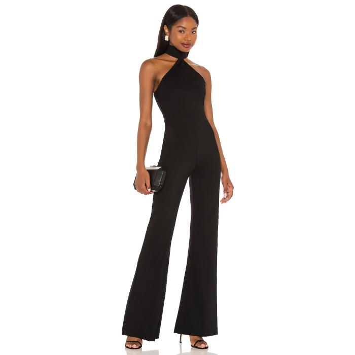 アマンダアプリチャード Amanda Uprichard 【 Queens Jumpsuit Women Black 】 飛び降りる背広 レディース 黒いこと 黒いこと