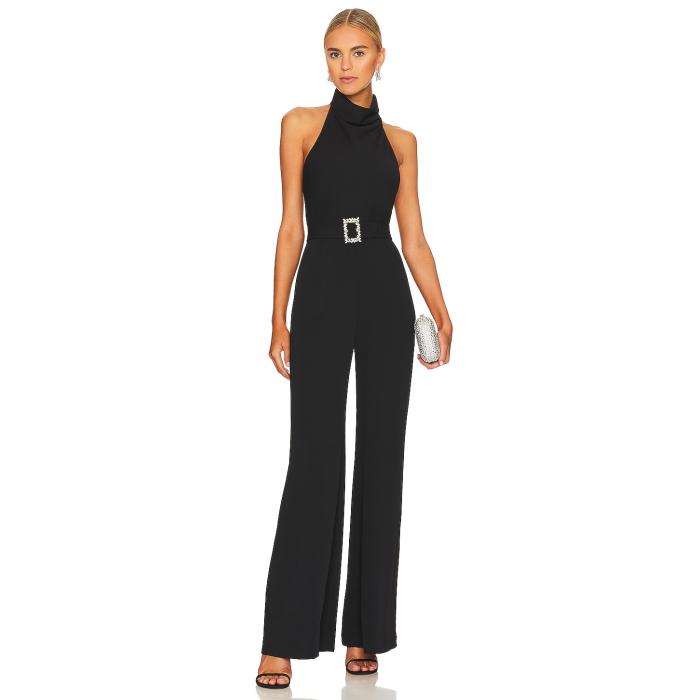 アマンダアプリチャード Amanda Uprichard 【 Samba Jumpsuit Women Black 】 サンバ ジャンプスーツ レディースファッション その他 レディース 黒色 ブラック