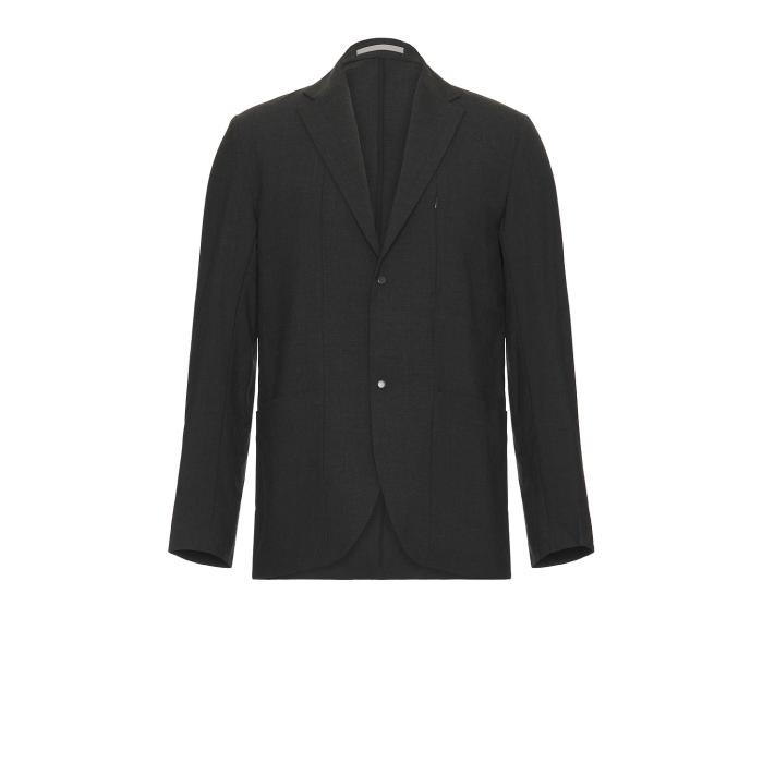 ノースプロジェクツ Norse Projects 【 Emil Cordura Tech Wool Blazer Men Charcoal Melange 】 テック ブレイザー メンズファッション コート ジャケット メンズ チャコール