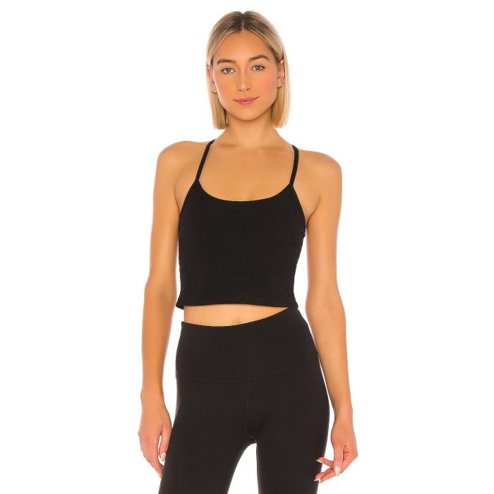 ビヨンドヨガ Beyond Yoga 【 Spacedye Cropped Tank Women Darkest Night 】 貯蔵タンクいの一番 レディース ナイト爵