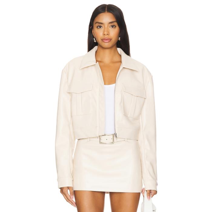 Nakedvice 【 The Vince Jacket Women Ivory 】 Jacket 上衣 レディース 象牙色