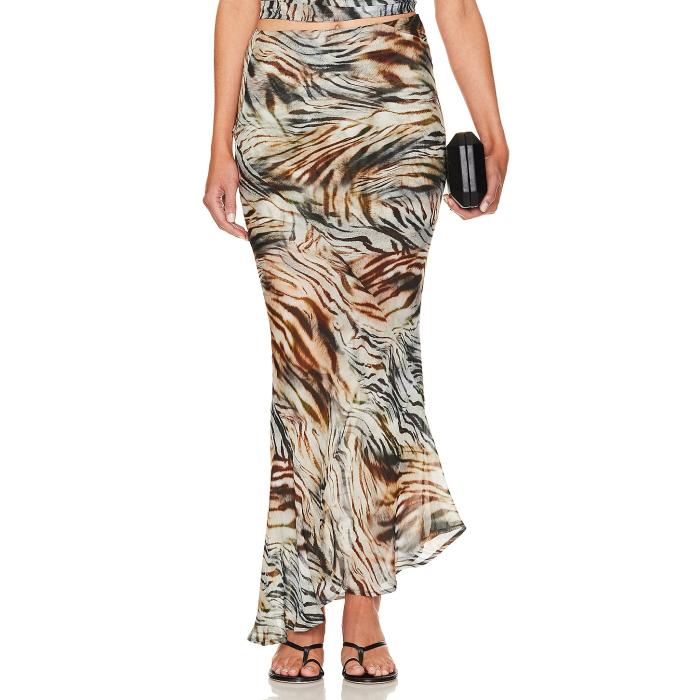 Jbq 【 Sevy Skirt Women Safari Print 】 レディースファッション ボトムス スカート レディース サファリ 43,485円