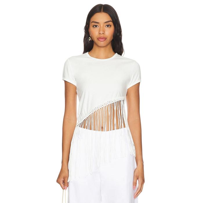 フェイスフルザブランド Faithfull The Brand 【 Maceio T-Shirt Women White 】 Tシャツ レディースファッション トップス ベアトップ チューブトップ レディース 白色 ホワイト