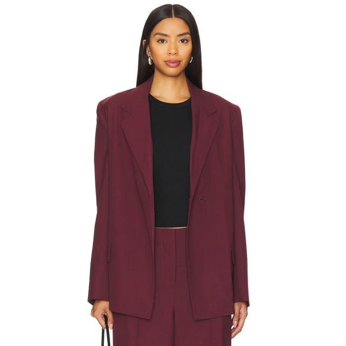 フェイスフルザブランド Faithfull The Brand 【 Lena Blazer Women Bordeaux 】 ブレイザー レディースファッション コート ジャケット レディース