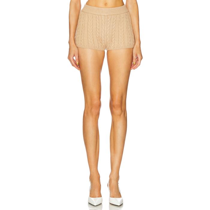 Ser.o.ya 【 Molly Cable Knit Hot Short Women Tan 】 ニット レディース|スニケス
