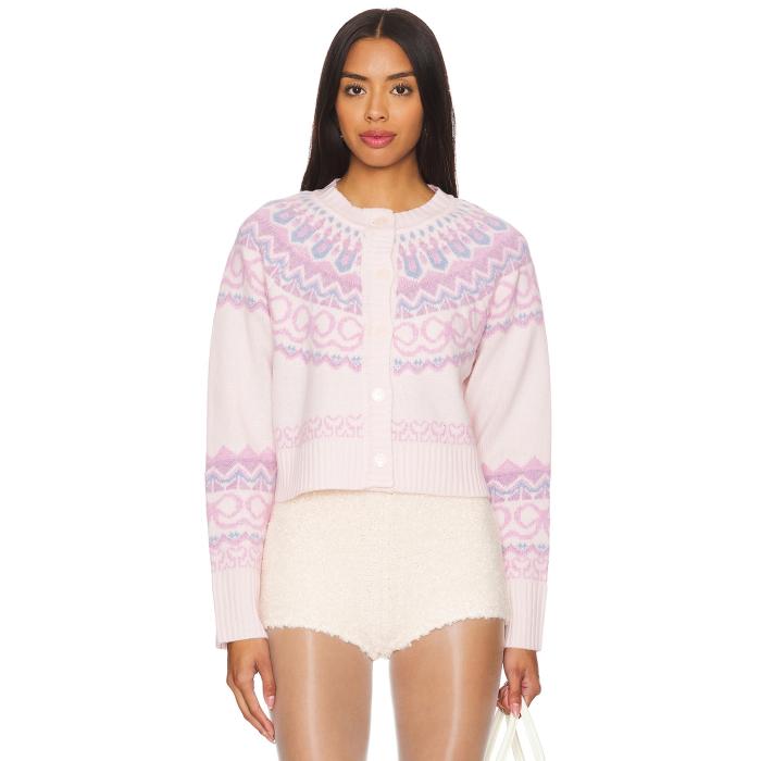 Loveshackfancy 【 Shantae Cardigan Women Confetti Cake 】 カーディガン レディースファッション トップス カーディガン ボレロ レディース