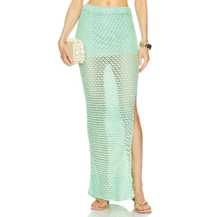 Ser.o.ya 【 Sandy Crochet Skirt Women Seafoam 】 レディースファッション ボトムス スカート レディース