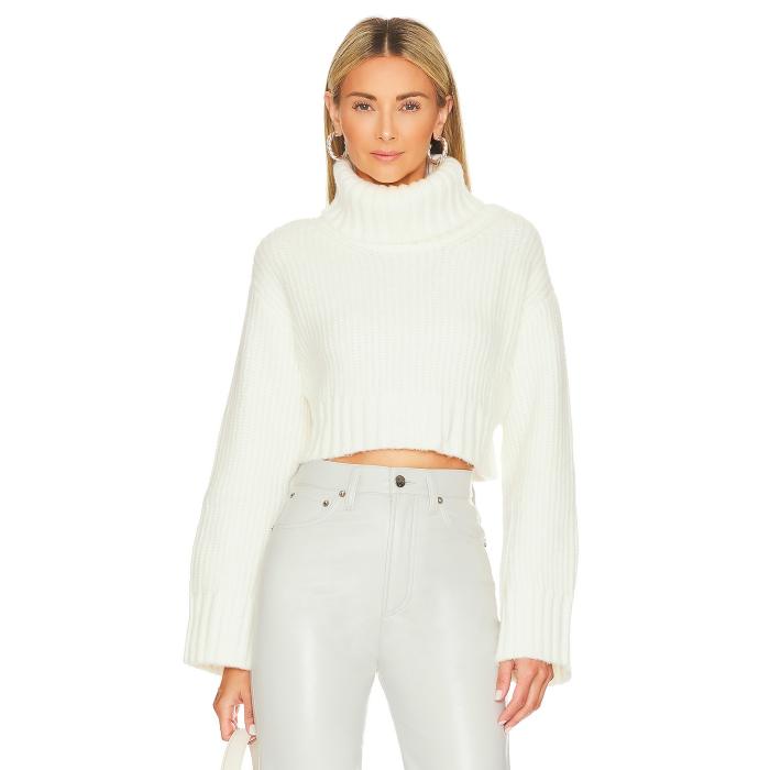 Lovers And Friends 【 Feya Cropped Pullover Women Ivory 】 レディースファッション トップス ニット セーター その他 レディース アイボリー