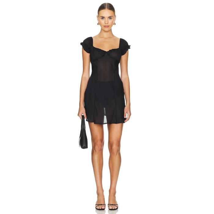Bella Venice 【 The Mimi Slip Dress Women Black 】 ドレス レディースファッション ドレス レディース 黒色 ブラック