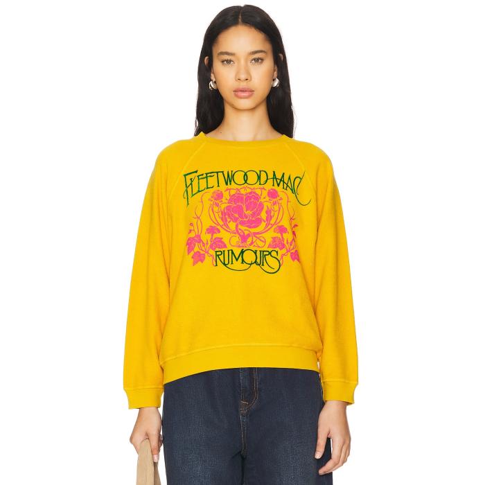 Daydreamer 【 Fleetwood Mac Floral Reverse Sweatshirt Women Golden Daze 】 リベンジ スウェット トレーナー レディースファッション トップス スウェット トレーナー レディース