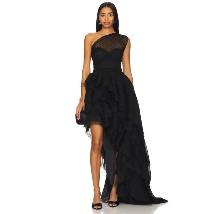 Majorelle 【 Soriya Gown Women Black 】 レディースファッション ドレス レディース 黒色 ブラック