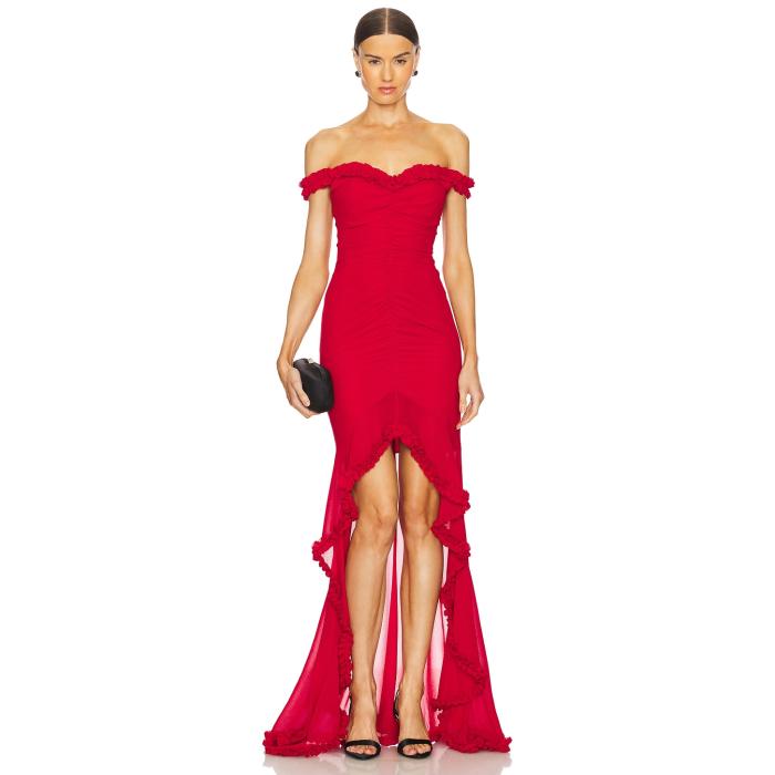 Majorelle 【 Chandra Gown Women Red 】 レディースファッション ドレス レディース Red 赤・レッド