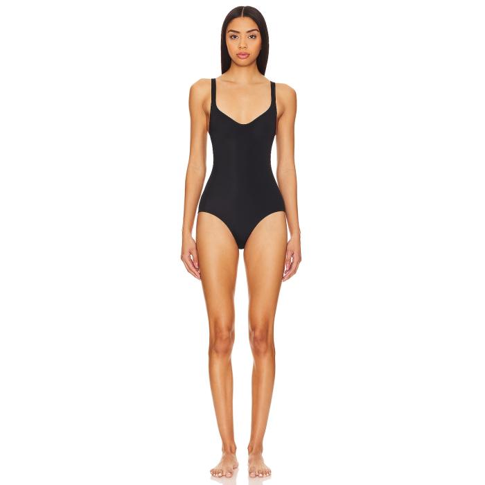 ウォルフォード Wolford 【 Mat De Luxe Forming Shapewear Bodysuit Women Black 】 上半身背広 レディース 黒いこと 黒いこと