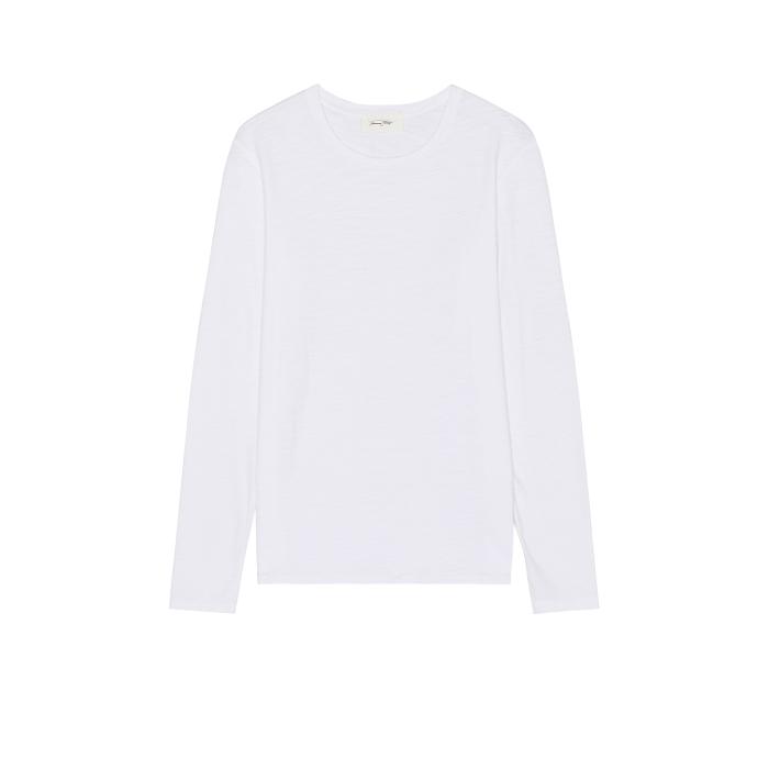 American Vintage 【 Bysapick Long Sleeve Tee Men Blanc 】 Sleeve スリーブ Tシャツ メンズファッション トップス Tシャツ カットソー メンズ ブランク