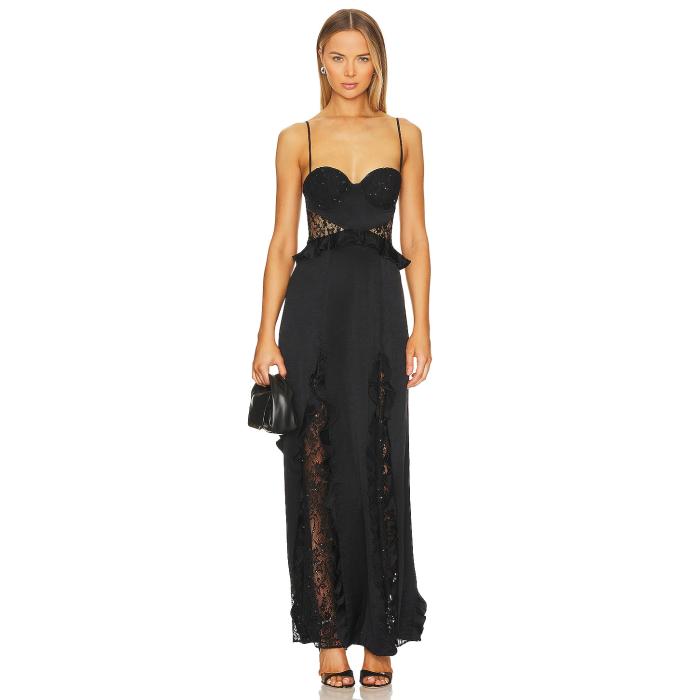 Majorelle 【 Ella Gown Women Black 】 レディースファッション ドレス レディース 黒色 ブラック