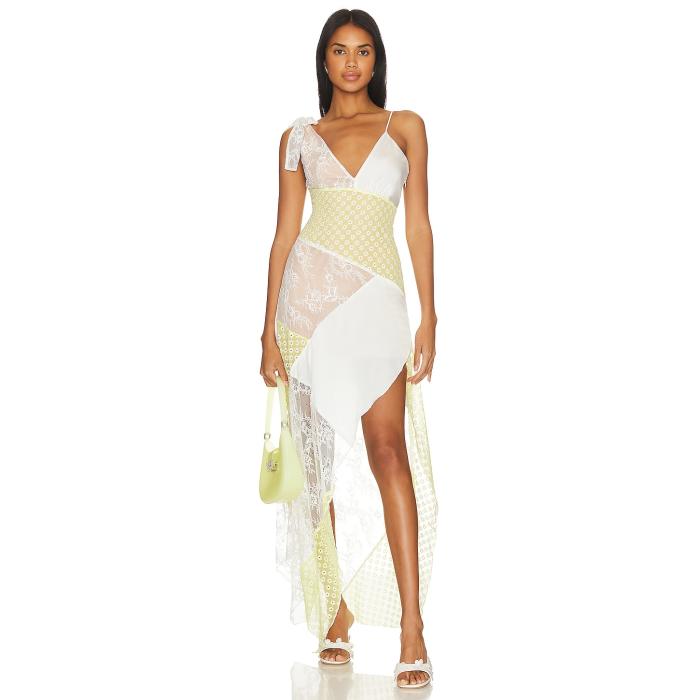 Majorelle 【 Janis Maxi Dress Women Ivory & Pale Yellow 】 ドレス レディースファッション ドレス レディース アイボリー yellow 黄色・イエロー