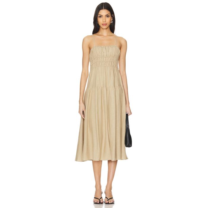 Weworewhat 【 Scrunchie Midi Dress Women Safari 】 ドレス レディース サファリ｜スニケス