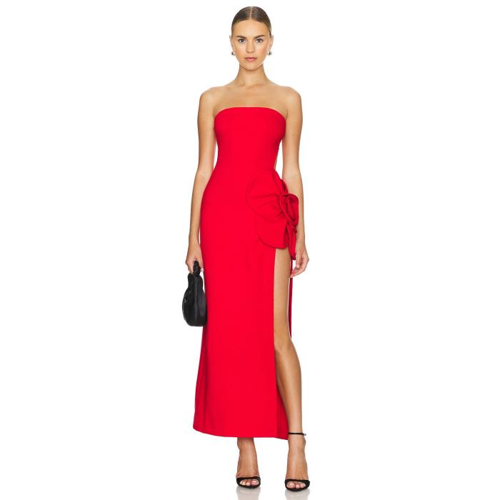 Delfi 【 Tatiana Long Dress Women Red 】 ドレス レディースファッション ドレス レディース Red 赤・レッド